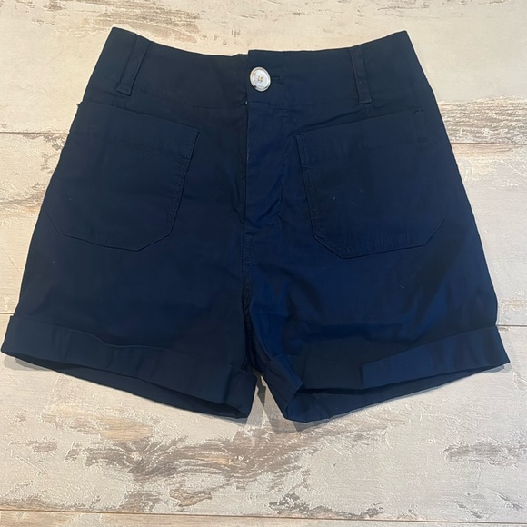 Anthropologie high waisted cuffed short - Picture 1 of 4